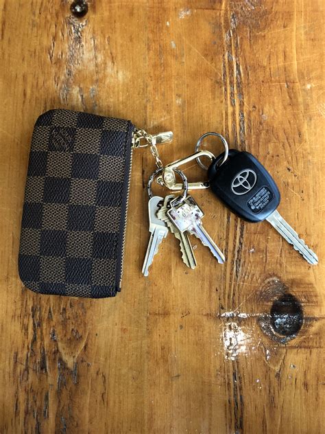 louis vuitton key pouch keychain